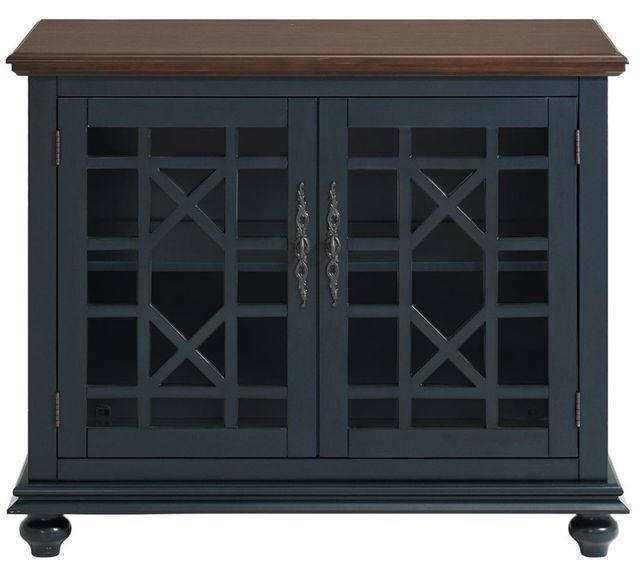 Martin Svensson Small Spaces Catalina Blue/Coffee Walnut Entertainment Console-3