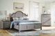Flexsteel® Plymouth® Distressed Graywash King Bed Rails-2