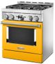 KitchenAid® 30" Yellow Pepper Smart Pro Style Gas Range-3