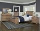 Vaughan-Bassett Scotsman Natural Maple Queen Panel Bed with Elder's Storage Bench Footboard-1
