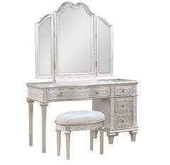 Coaster® Evangeline 3-Piece Silver Oak Vanity Set
