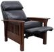 BarcaLounger® Mission Shoreham-Blue Manual Recliner-4