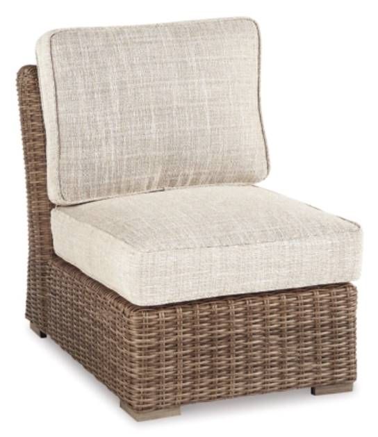 Signature Design by Ashley® Beachcroft 4-Piece Beige Outdoor Seating Set-3