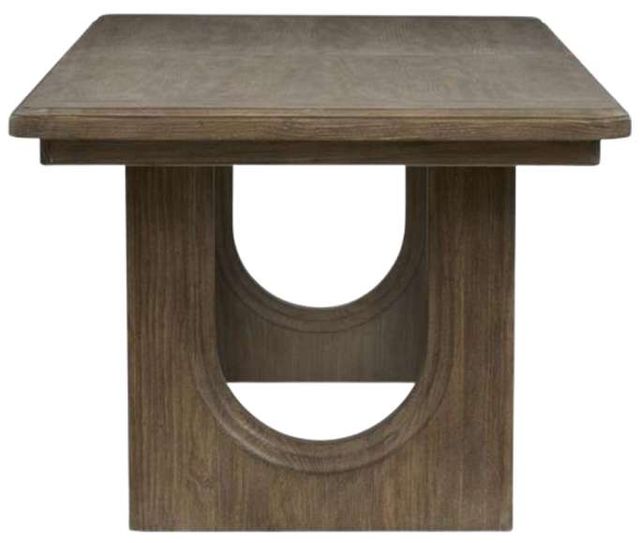 Magnussen Home® Westbourne Dark Umber Trestle Dining Table-3