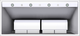 Vent-A-Hood® 54" Wall Mounted Range Hood-White-3
