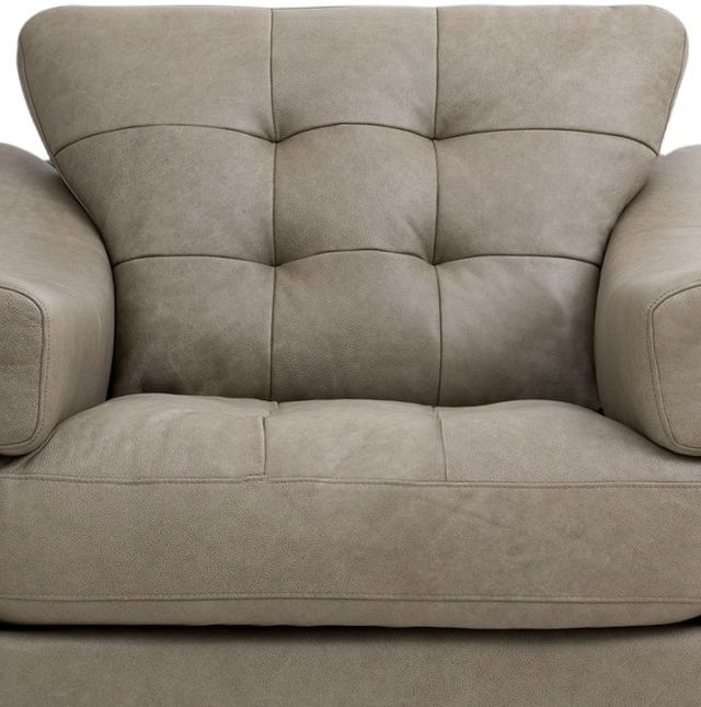 Leather Italia™ Georgetowne Ellis Green Pea Chair-1