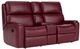 Flexsteel® Customizable Rio Leather Manual Reclining Loveseat with Console-1