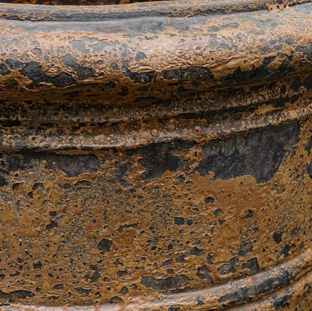 Uttermost® Weathered Relic Rust Black Concrete Indoor-Outdoor Planter-3