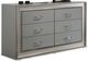 Furniture of America® Cassiopeia Metallic Gray Dresser-0