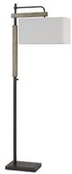 Cal® Lighting & Accessories Alloa Brozne/Wood Floor Lamp-0