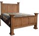 Vintage Furniture Mansion Wax Queen Panel Bed-0