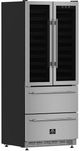 FORNO® Campania Series Alta Qualita 32" 17.7 Cu. Ft. Stainless Steel Wine Column-3