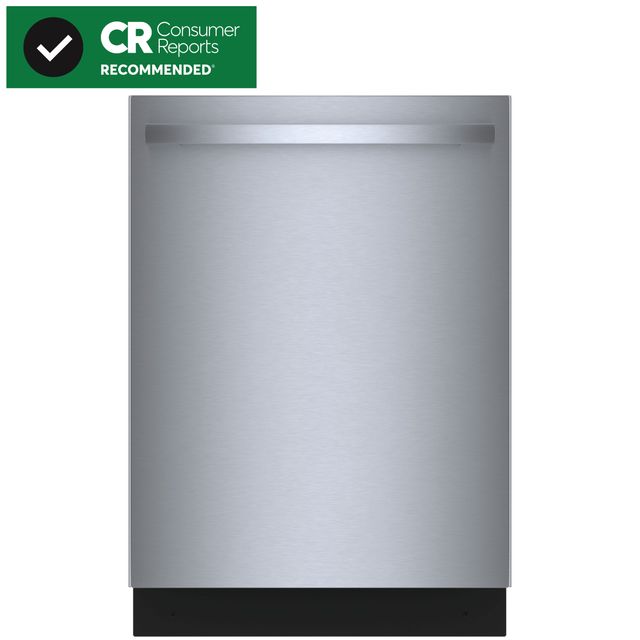 Bosch® 800 Series 24" Stainless Steel Top Control Built In Dishwasher-1
