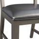 Elements International 14.5 Pewter Standard Height Side Chair-2