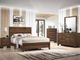 Crown Mark Millie Brown Cherry Queen Panel Bed-1