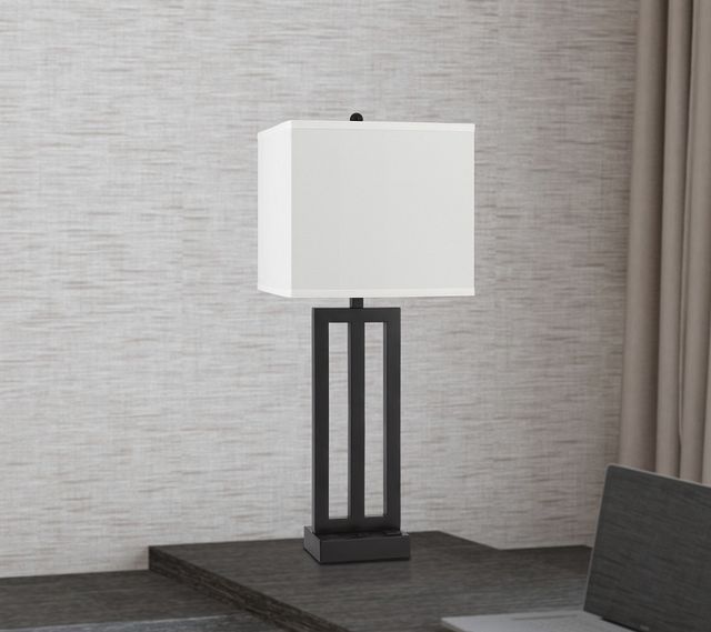 Cal® Lighting & Accessories Cachan Antique Bronze Table Lamp-1