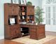aspenhome® Richmond 7-Piece Brown Burgundy Modular Desk-3