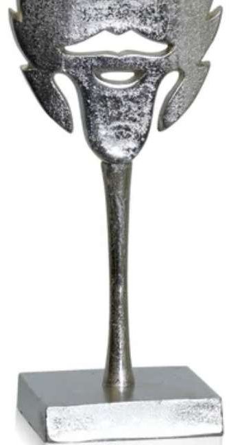 Stylecraft Nickel Plated Table Top Mask Home Decor-2