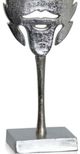 Stylecraft Nickel Plated Table Top Mask Home Decor-2