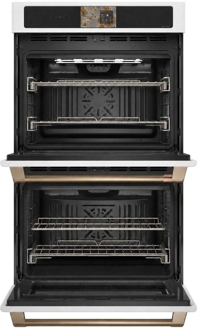Café™ Professional Series 30” Matte White Smart Double Electric Wall Oven with Convection-1