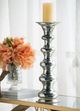 A & B Home Antiqued Silver Candle Holder-2