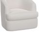 International Furniture Direct Tumbi White Swivel Accent Chair-1