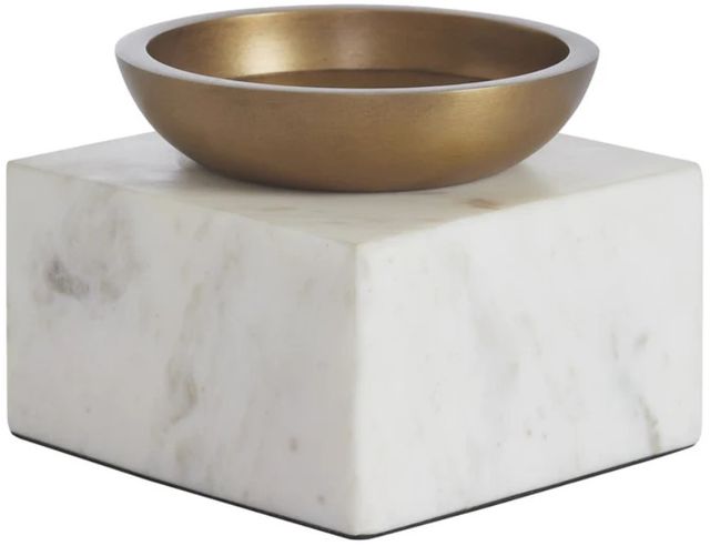 Renwil® Eleanora White Natural Candle Holder-0
