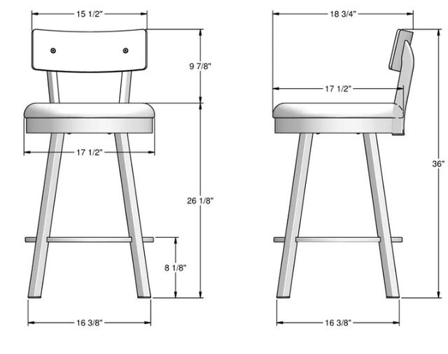 Amisco Customizable Lauren Swivel Counter Stool-1