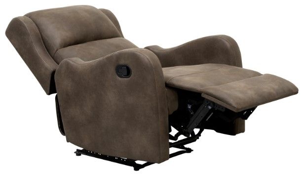 Homelegance® Durant Brown Reclining Chair-3