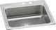 Elkay Lustertone® Classic Lustrous Satin 25" x 22" x 8-1/8" MR2-Hole Single Bowl Drop-In Sink with Perfect Drain®-0