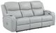 ACME Furniture Elonzo Light Gray Power Reclining Sofa with Power Headrest-0