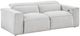 Homelegance® Phoebe Light Gray Power Double Reclining Loveseat with Power Headrests-0