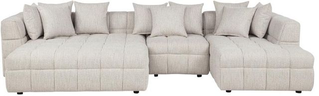 Coaster® Amara 4-Piece Ivory L-Shaped Sectional with Chaise-3