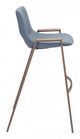 Zuo® Desi Gray Set of 2 Bar Chairs-2