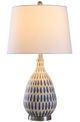 StyleCraft Cobalt/White Table Lamp-1