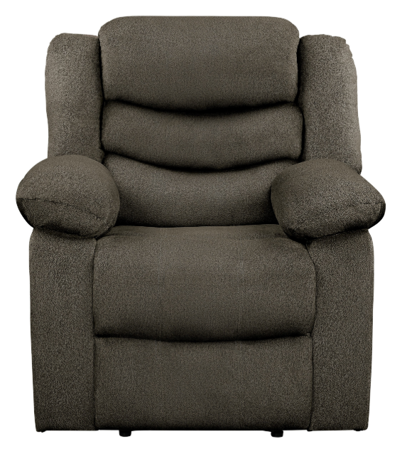 Homelegance® Discus Brown Reclining Chair-2