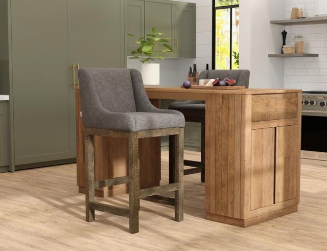 International Furniture Direct Seating Brown/Gray 43" Bar Stool-1