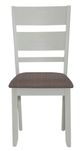 Liberty Furniture Brook Bay 7-Piece Carbon Gray/Textured White Trestle Dining Set-4