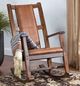 Sunny Designs™ Santa Fe Dark Chocolate Rocker with Cushion Seat and Back-0