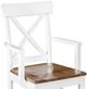 Urban Collections by Yutzy Woodworking Braxton Brown/White Dining Arm Chair-1