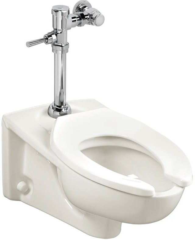 American Standard Afwall® White Millennium® Top Spud Elongated Wall-Hung Bowl-4