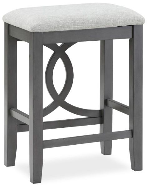 New Classic® Home Furnishings Bella Gray Counter Stool-0