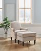 Best® Home Furnishings Customizable F42 Ottoman with Espresso Legs-1