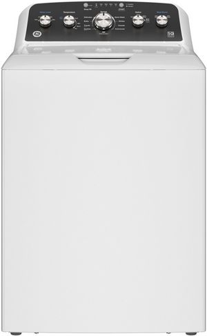 front view of the GE® 4.5 Cu. Ft White Top Load Washer