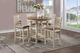 New Classic® Home Furnishings Cori 5-Piece Bisque/Brown Counter Height Dining Set-1