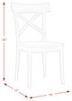 Elements International Callista 5-Piece Beach Rectangular Dining Set-3