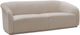 TOV Furniture Yara Pleated Beige Velvet Sofa-2