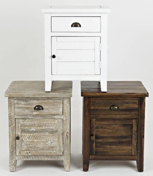 Jofran Inc. Artisan's Craft Dakota Oak Accent Table-1