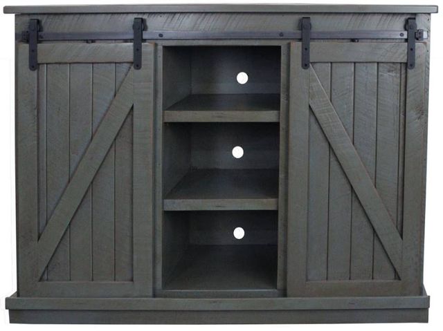 American Heartland Manufacturing Rustic Quaint 57" Tall TV Stand-1