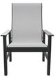 Telescope Casual Leeward Abalone/Graphite Fabric/Polymer Outdoor MGP Sling Arm Chair-1